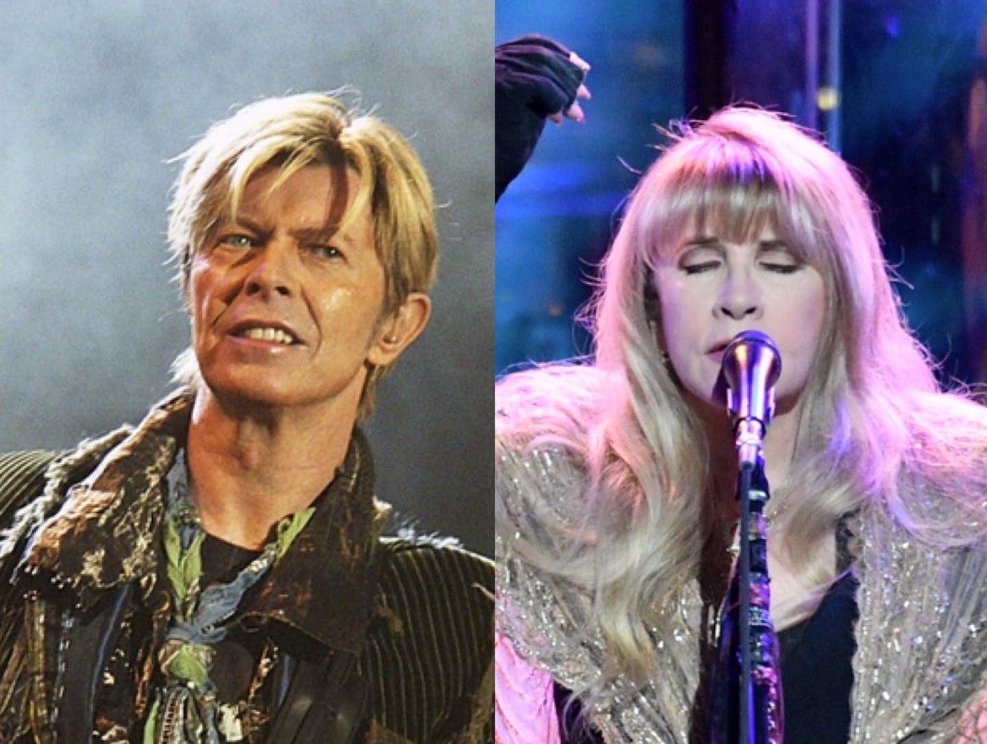 David Bowie and Stevie Nicks