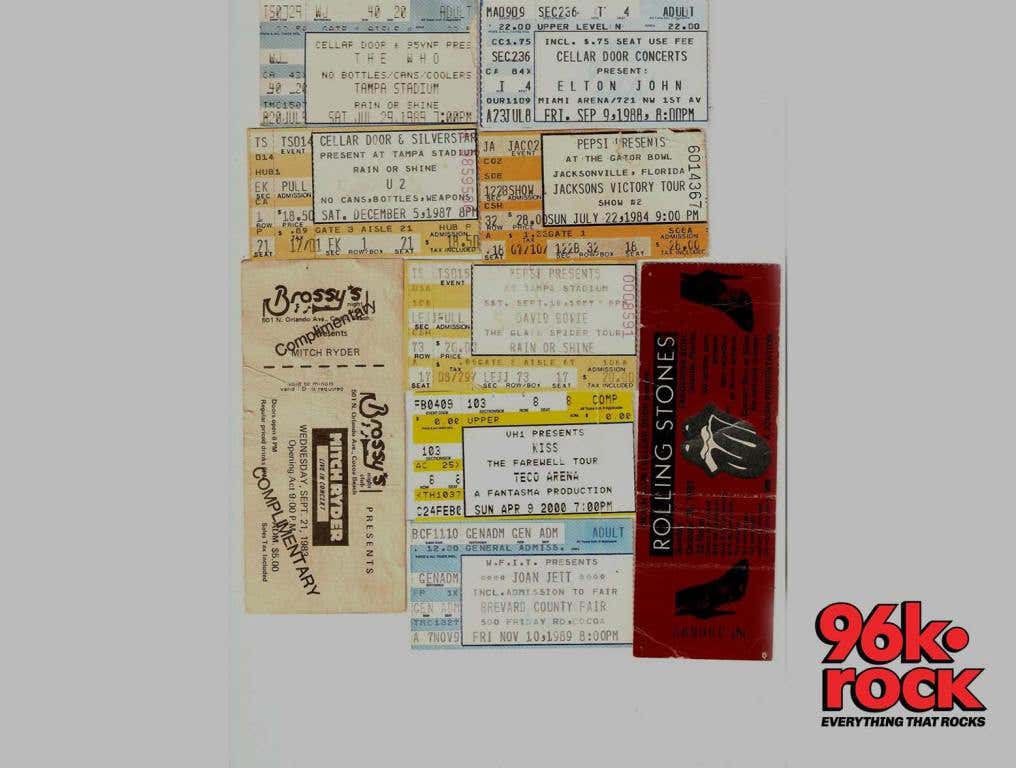 Stans Ticket Stubs