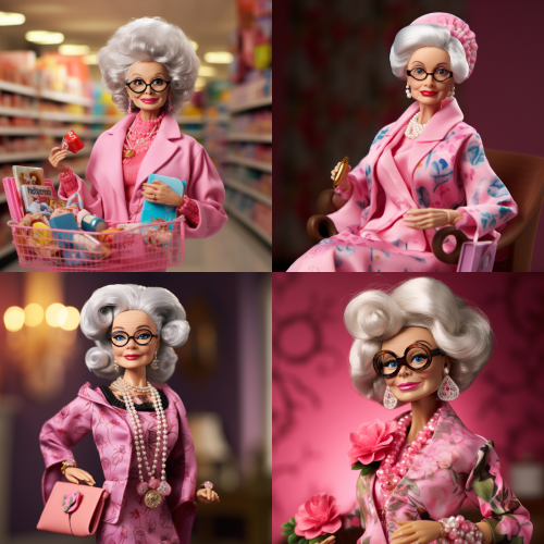 Granny Barbie doll