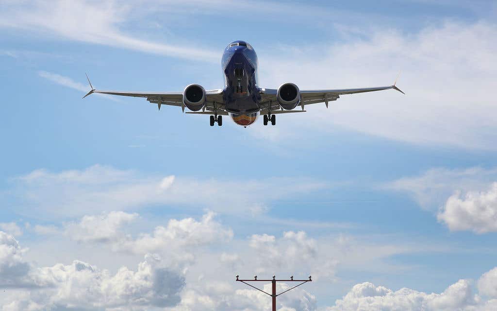 Plane out of Southwest Florida International Airport