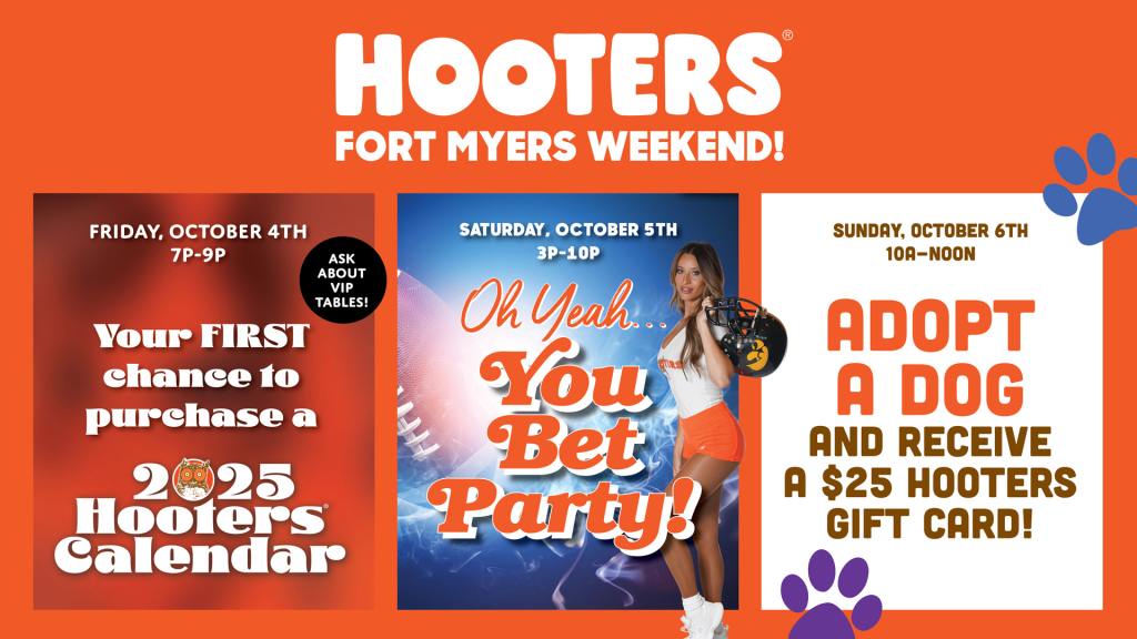 Hooters of Fort Myers weekend events