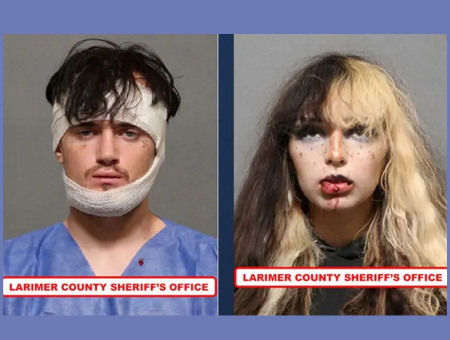 Michael Howell-McGlynn and Kristine Elisabeth Romero mugshots