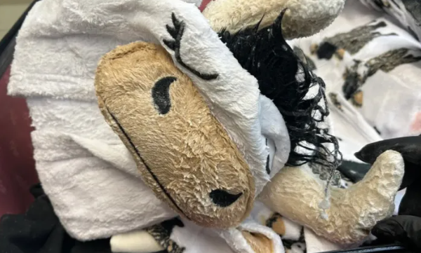 cow pajamas found caked with meth