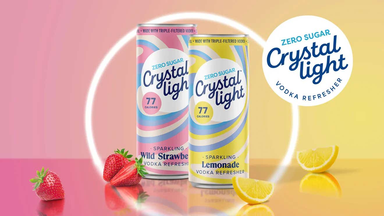 Crystal Light Enters Alcohol Market with Low-Calorie Vodka Drinks