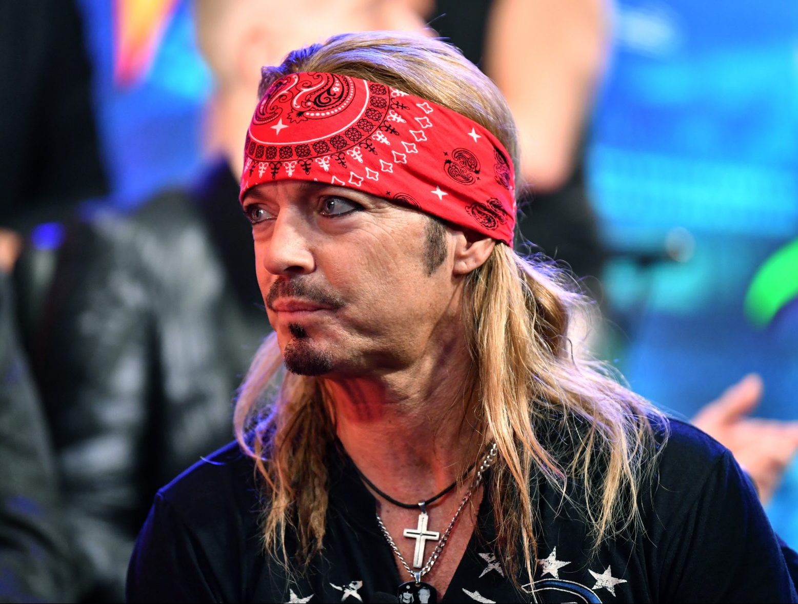 bret michaels no shirt