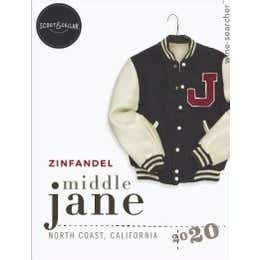 Middle Jane Zinfandel wine label