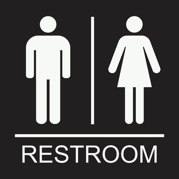 bathroom sign