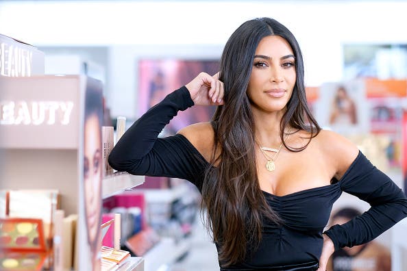 Kim Kardashian attends KKW Beauty launch at ULTA Beauty