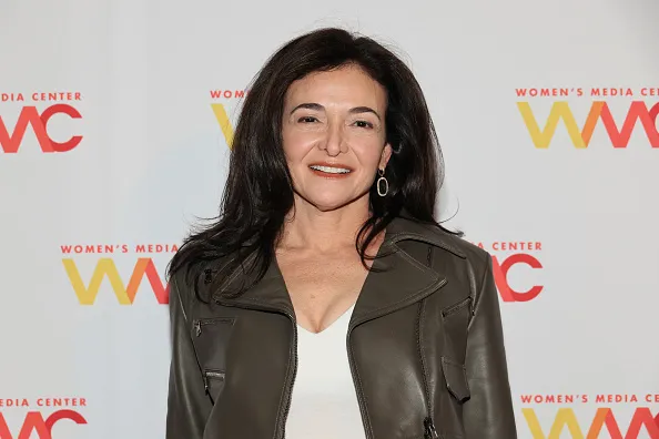 Sheryl Sandberg attends the 2022 Women's Media Awards at Mandarin Oriental Hotel