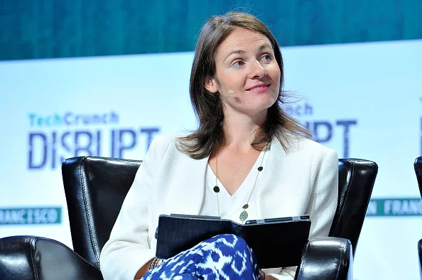 Michelle Zatlyn of CloudFlare judges Startup Battlefield onstage during day two of TechCrunch Disrupt