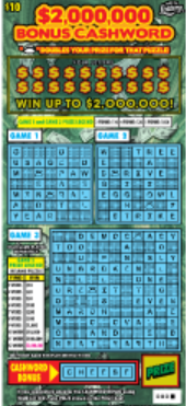 2 million bonus cashword