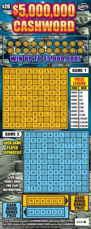 5,000,000 CASHWORD