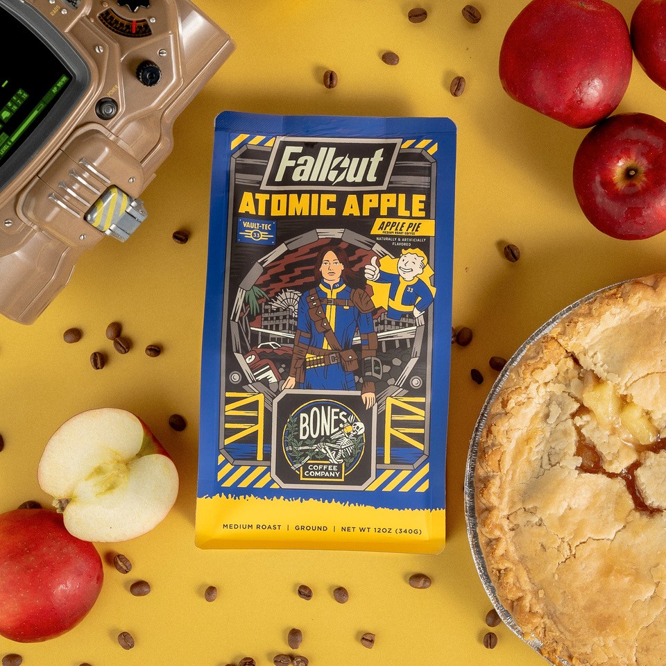 Atomic Apple, part of the Fallout Coffee collection from Bones Coffee.