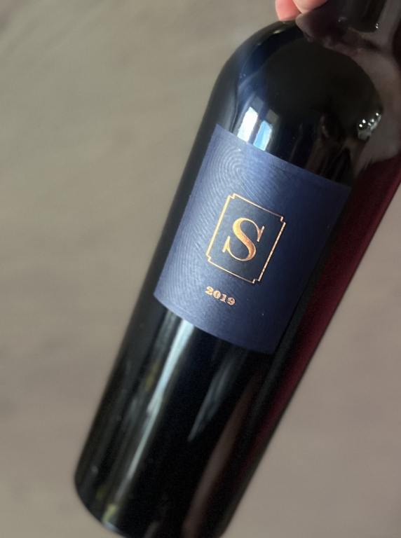 A bottle of "S" by Ray Signorello