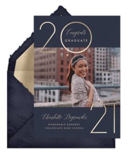 graduation invite from Greenvelope